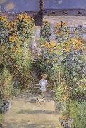 Claude Monet The Artist-s Garden at Veheuil oil painting artist
